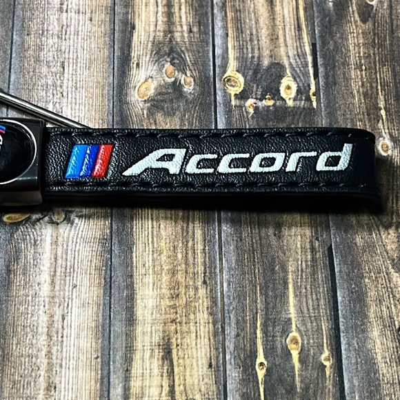 5for$10 Honda Accord Leather Car Keychain Key And Fob Holder with Screwdriver - Picture 3 of 5